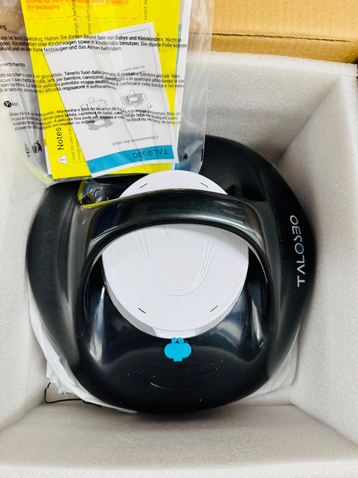 TALOSBO Pleco SE Cordless Pool Vacuum for Pools up to 861 SqFt Robotic Cleaner