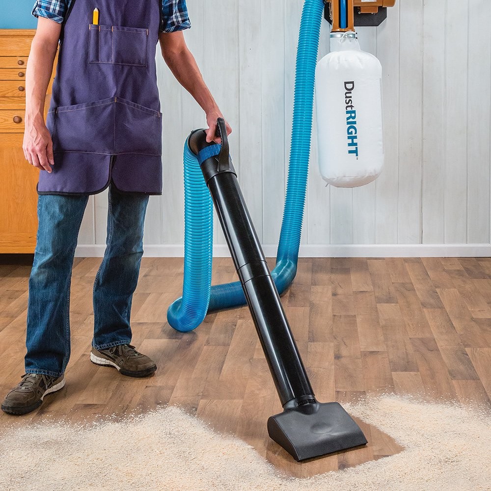 Dust Right 4 Quick Change Floor Sweep Dust Collector Accessories Kit Includes