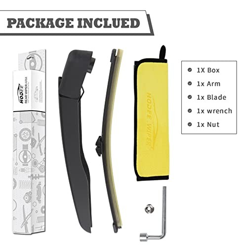 Rear Wiper Arm & Blade Kit, Exact-Fit Replacement for ford edge 2015-2024