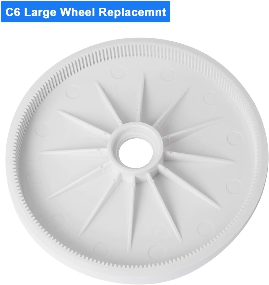 Large Replacement Wheel, Heavy Duty Plastic, Easy to Install