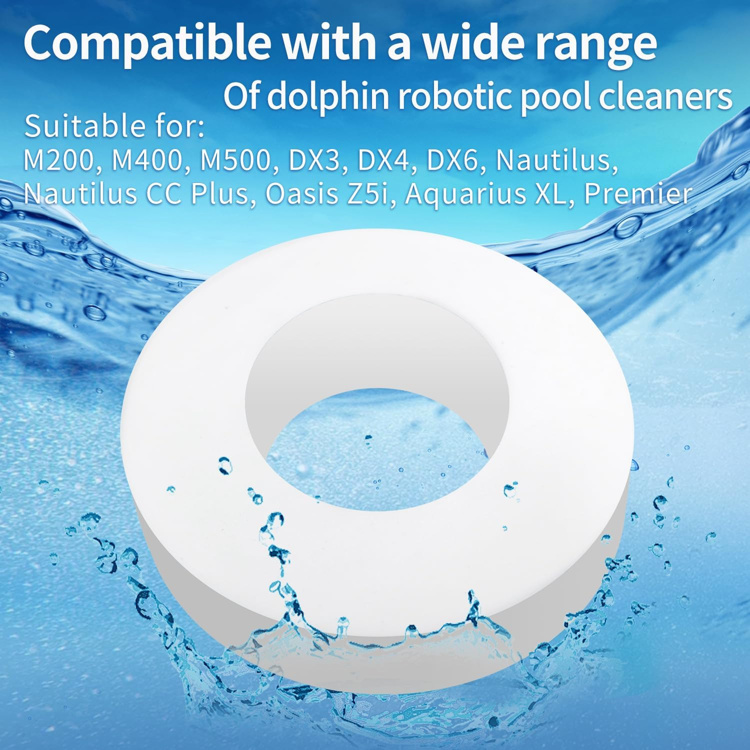 4 anillos de escalada para limpiador robot piscina Dolphin Maytronics Nautilus