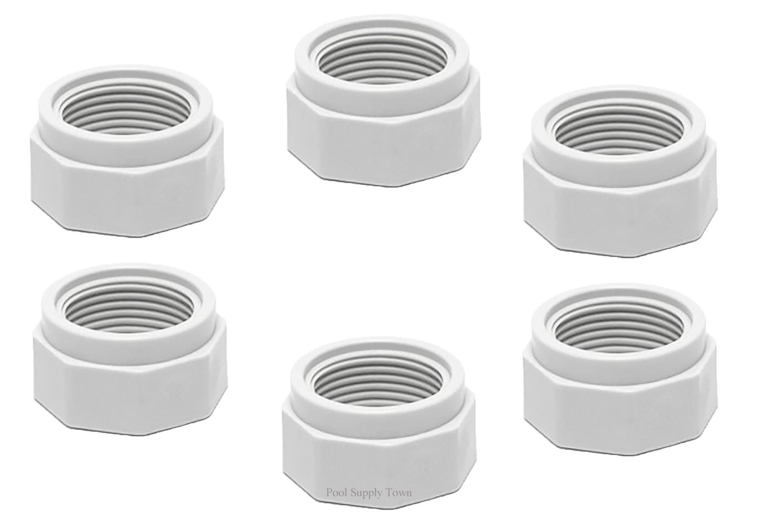6 Pack Feed Hose Nut D15 D-15 Replacement for Polaris 280 380 180 Pool Cleaner