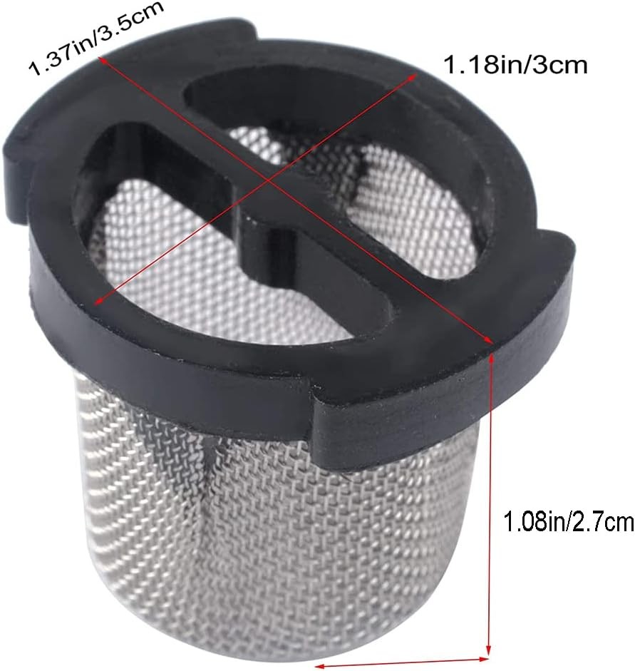 6-504-00 Universal Wall Fitting and Quick Disconnect Filter Screen