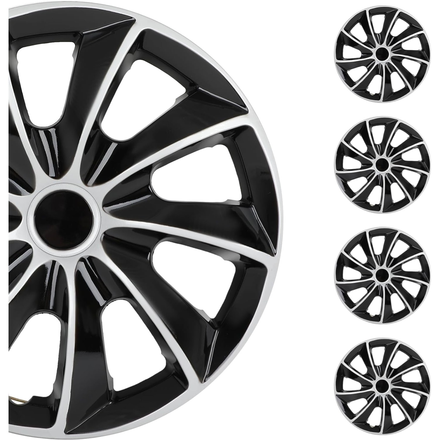 Snap On Hubcap Rim 16 inch Auto Tire Replacement Exterior Cap OEM Steel Wheel…