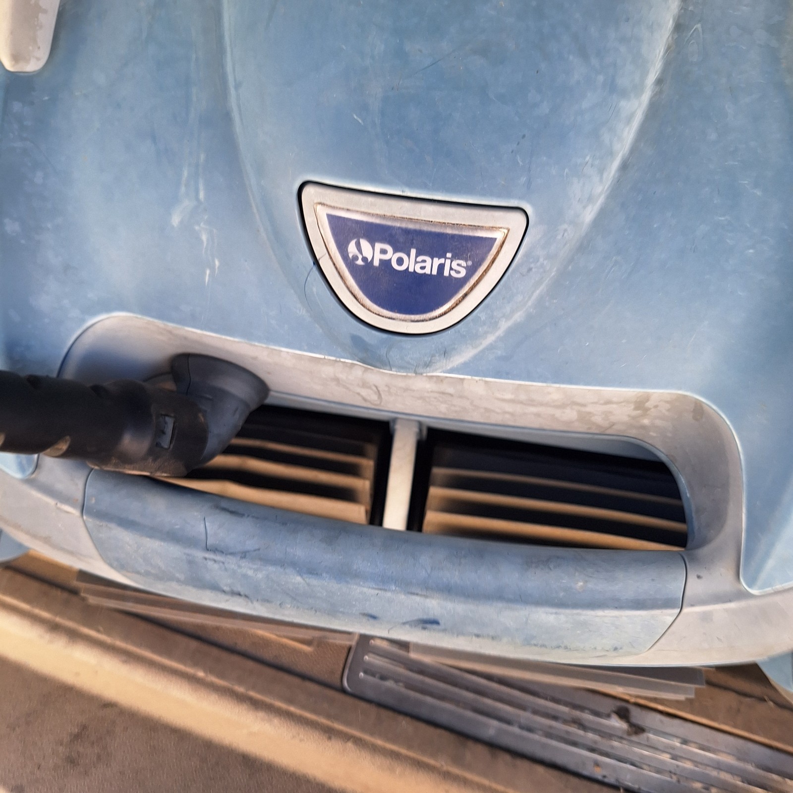 The Polaris 9650iQ Sport 4WD Robotic Pool Cleaner No Remote Control Or Cord