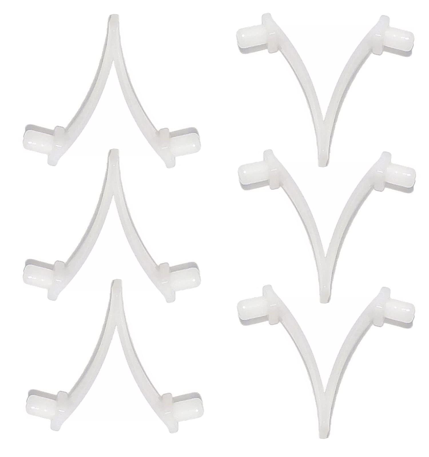 ATIE Butterfly Pool Clips – 6 Pack Attachment for Swimming White