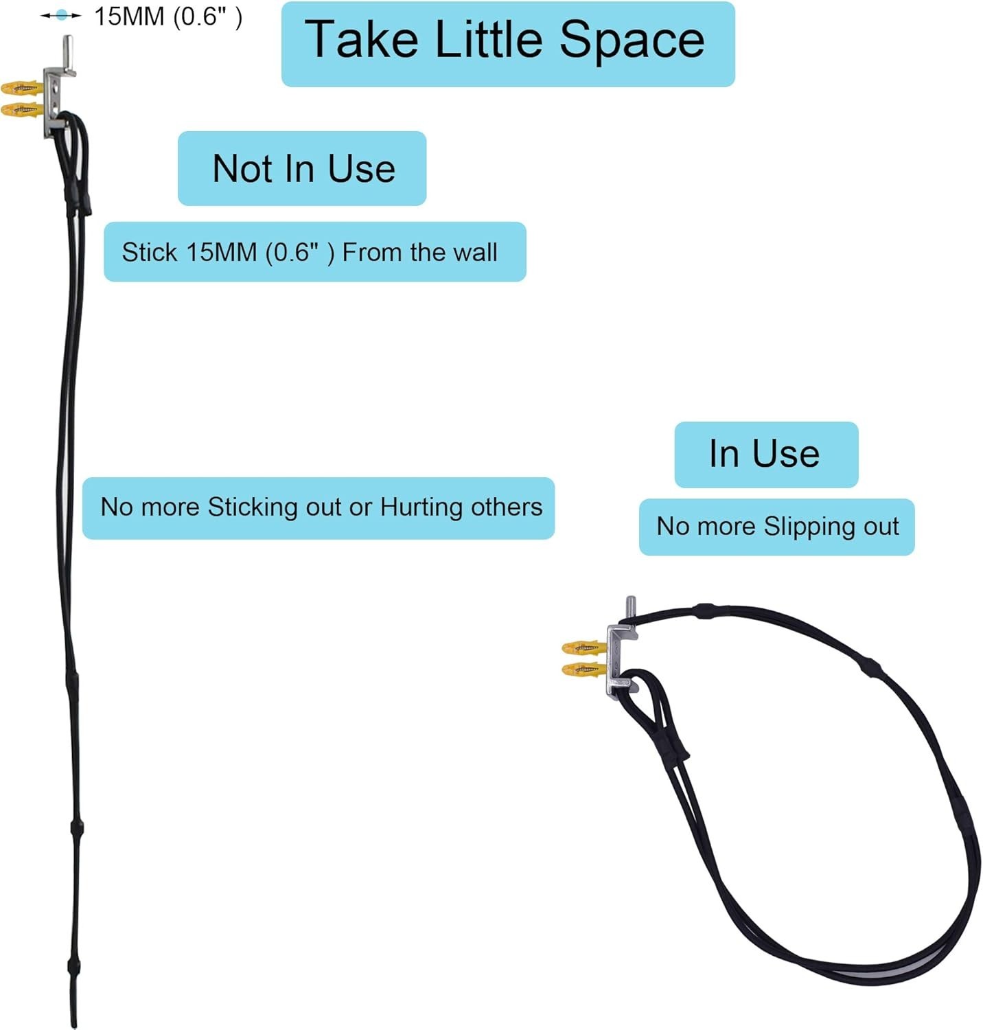 Swimming Pool Vacuum Hose Hanger -Rust Resistant, Pool hose Hanger Hook – Up …