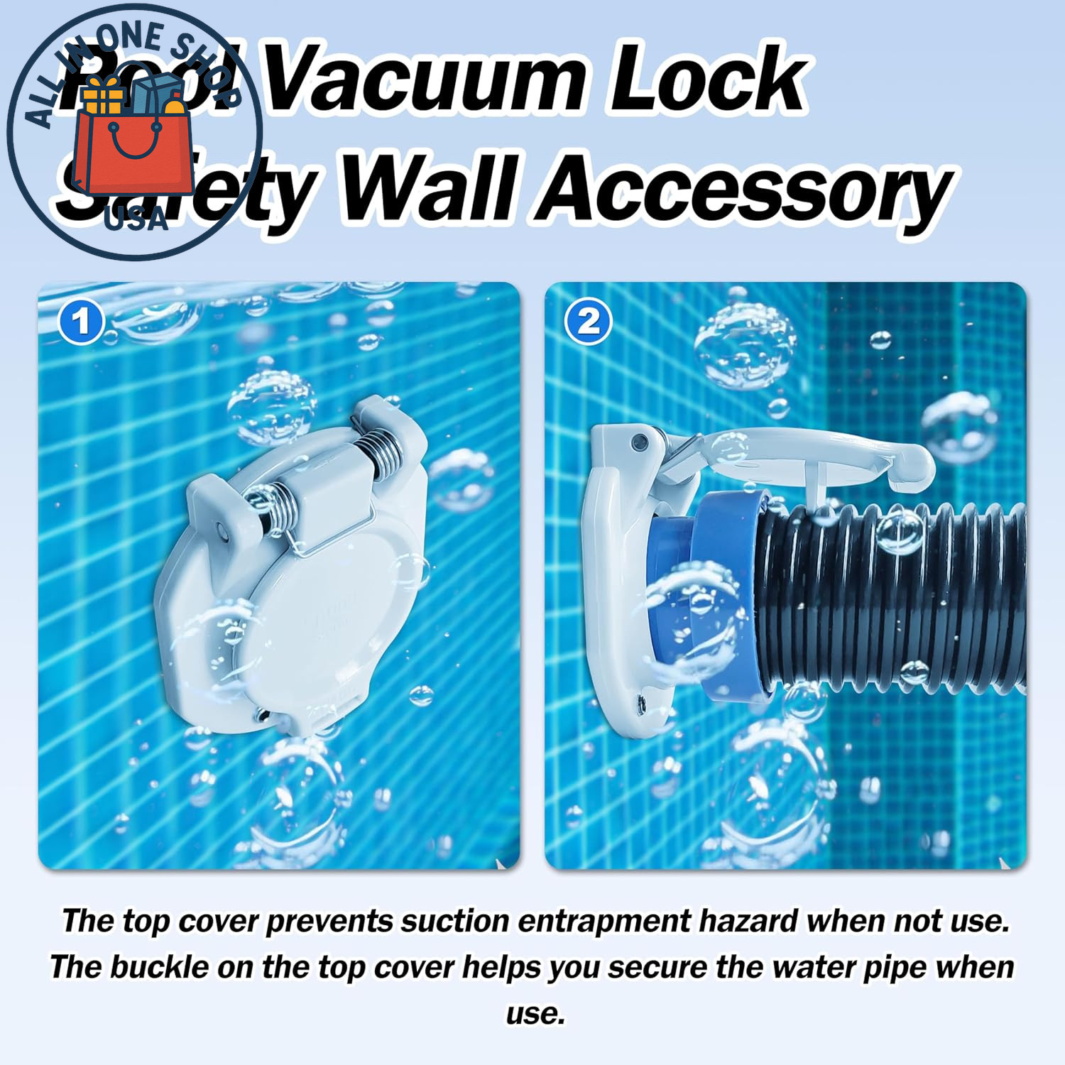 W400BWHP Free Rotating Vacuum Lock for Hayward Navigator Pool Cleaners
