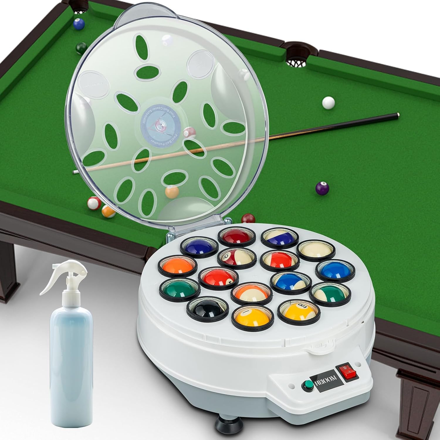 Pool Ball Cleaner Pool Ball Polishing Cleaning Machine Billiard Ball Cleaner Ele
