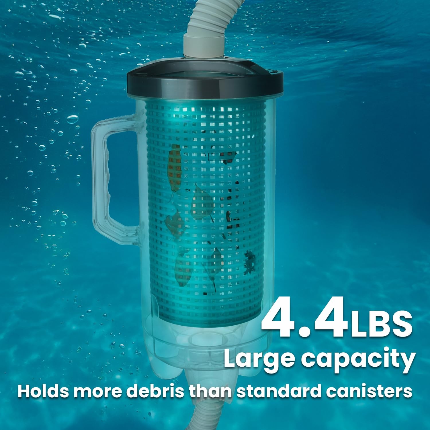 Xtremepowerus Heavy Duty In-Line Pool Leaf Canister Large Mesh Mesh Bag Fits