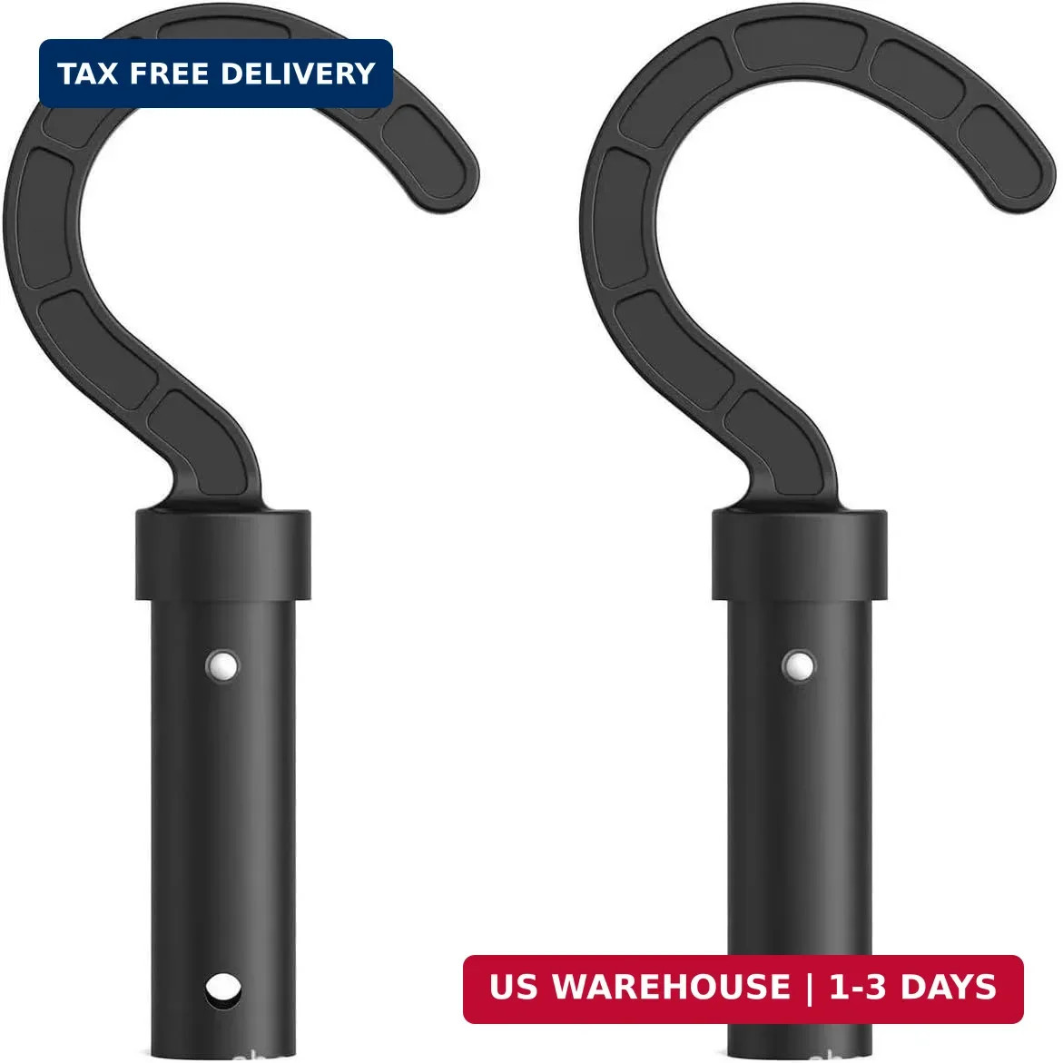 2 Pack Hook for All Robotic Pool Cleaner, Pool Hook for Telescopic Poles, for Po