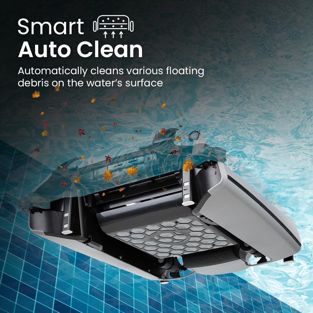 Betta SE Plus – Solar-Powered Robotic Pool Skimmer,24/7Continuous Cleaning Power