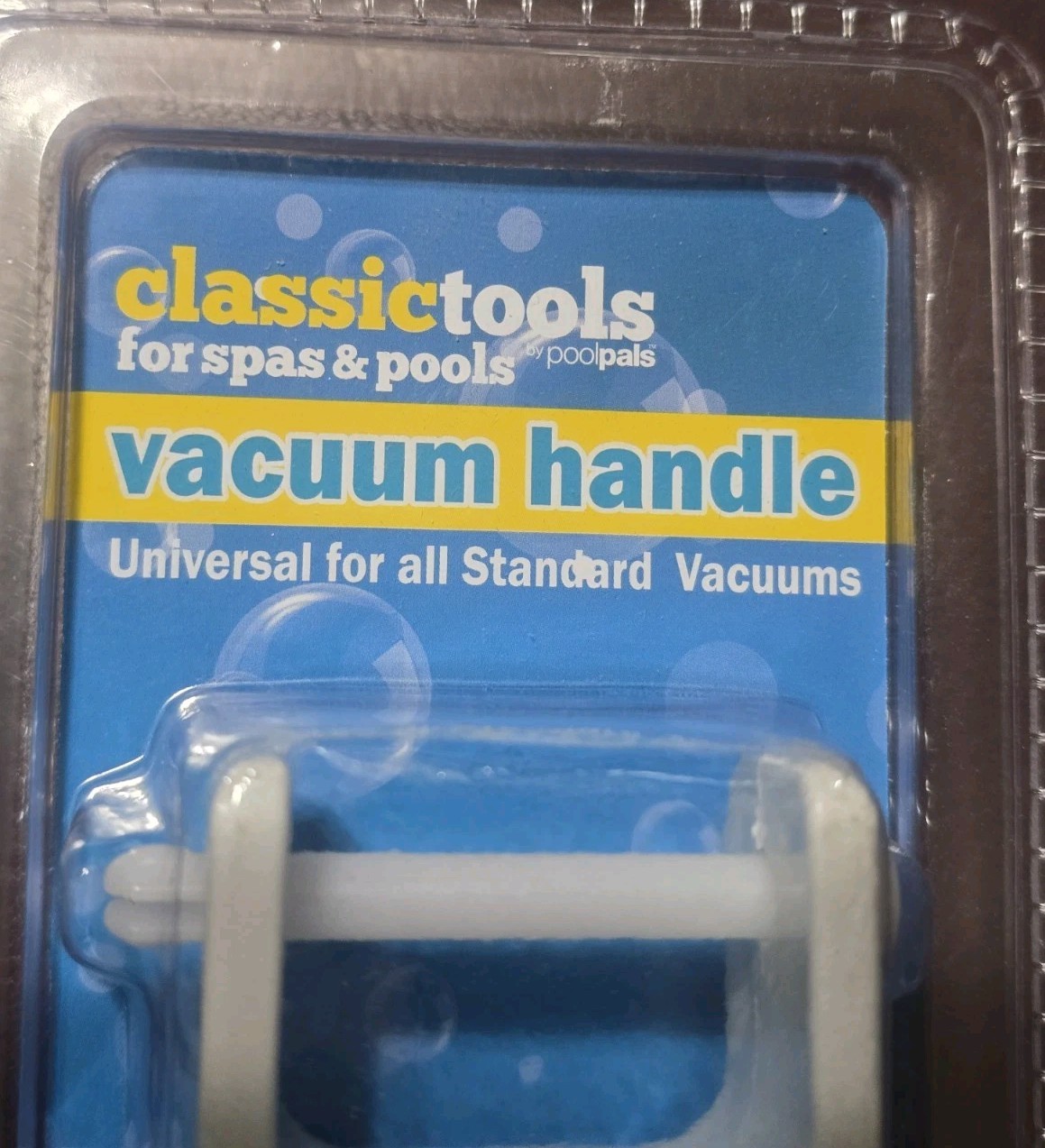 (Lot Of 12) Pool Pals Classic Tools Spa Vacuum Head Handle w/ V-Clip & Pin White