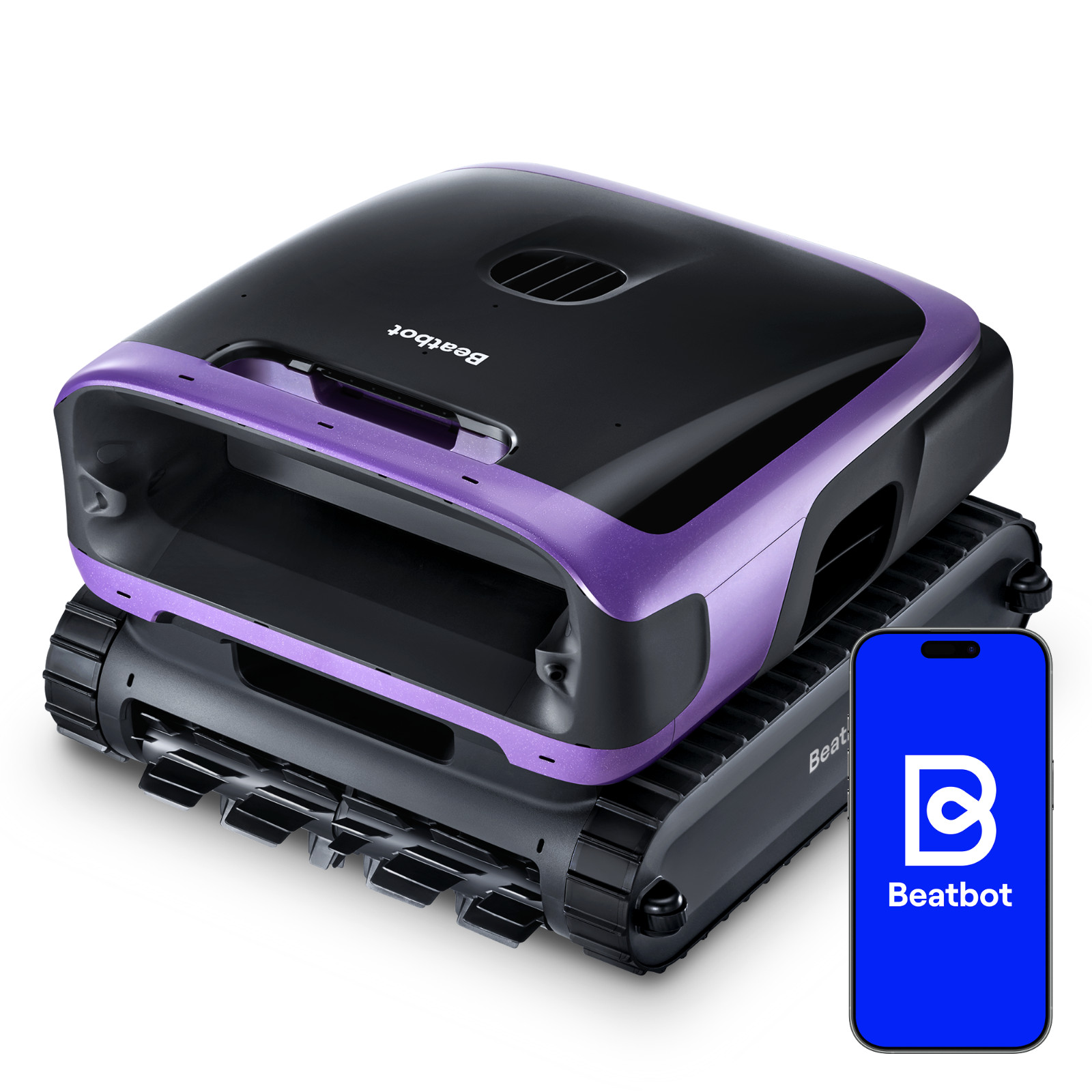 Beatbot Sora 70 Pool Vacuum Robot, 360° Top-to-Bottom Cleaning,Lilac