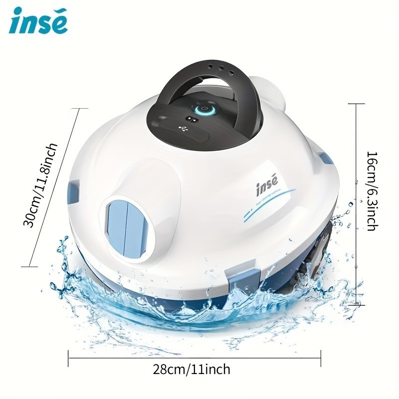Robotic Pool Cleaner INSE Y10，39000pa Strong Suction