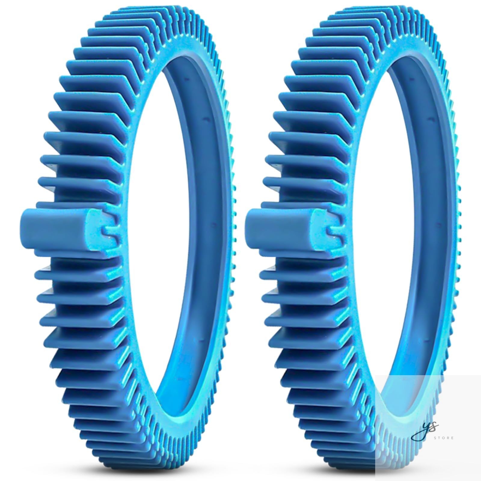 (2-Pack) Replacement Tires with Super Hump Replacement Compatible with Poolverg