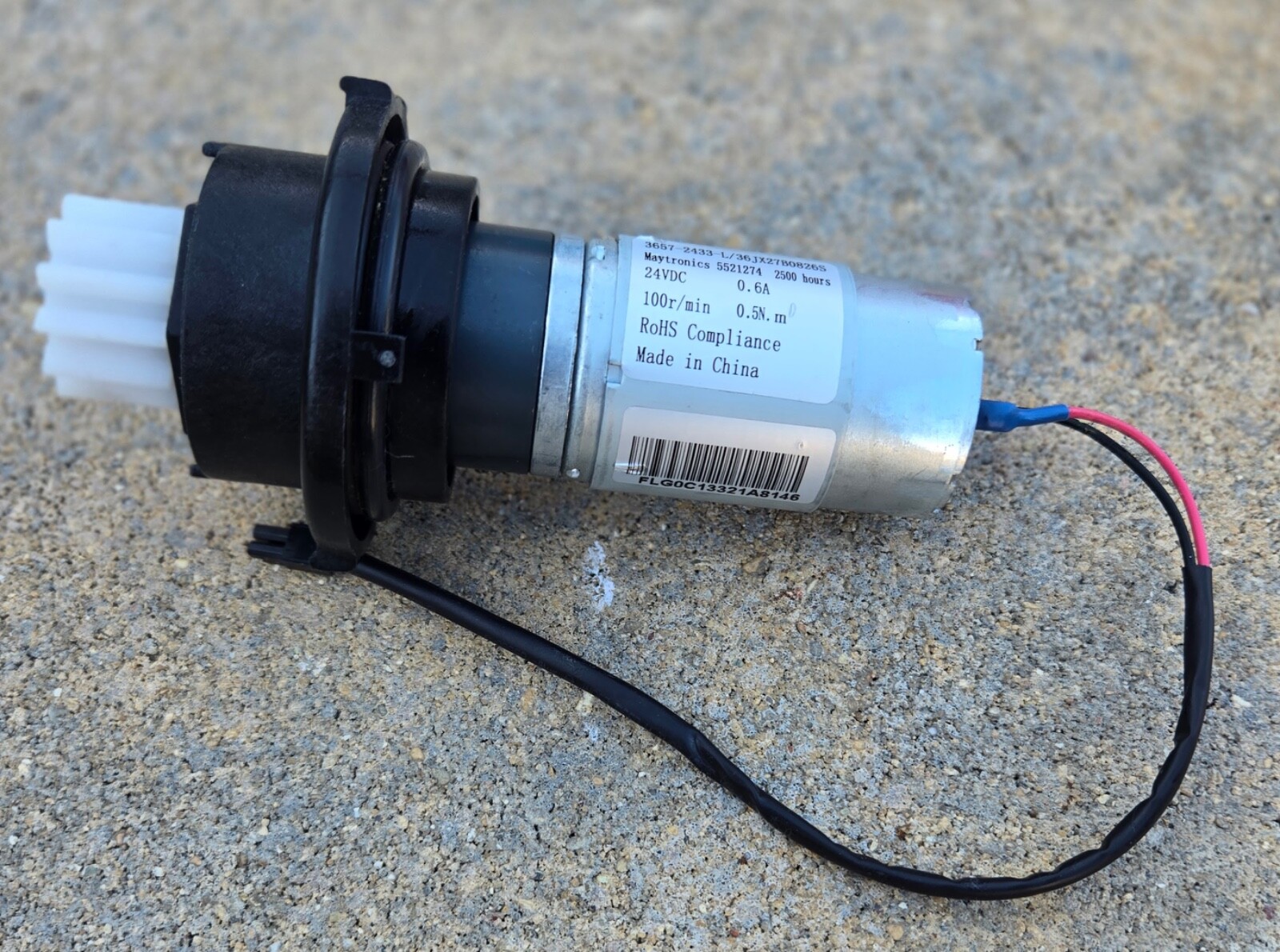 *TESTED* Maytronics Drive Motor 5521274 24V 100RPM Dolphin Pool Robot