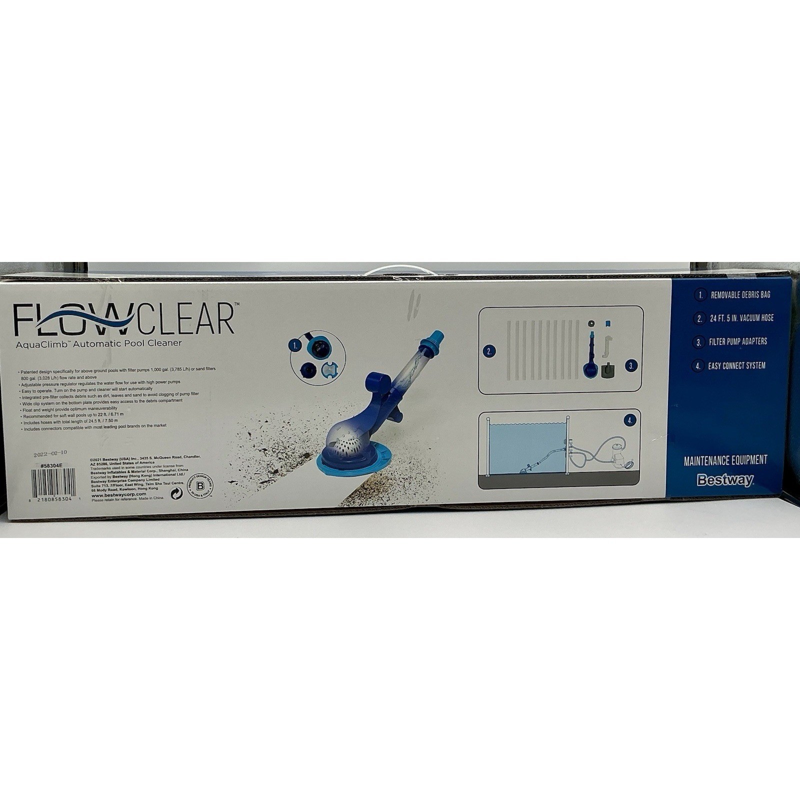 Bestway Flowclear AquaClimb Pool Cleaner 58304E Above Ground Automatic
