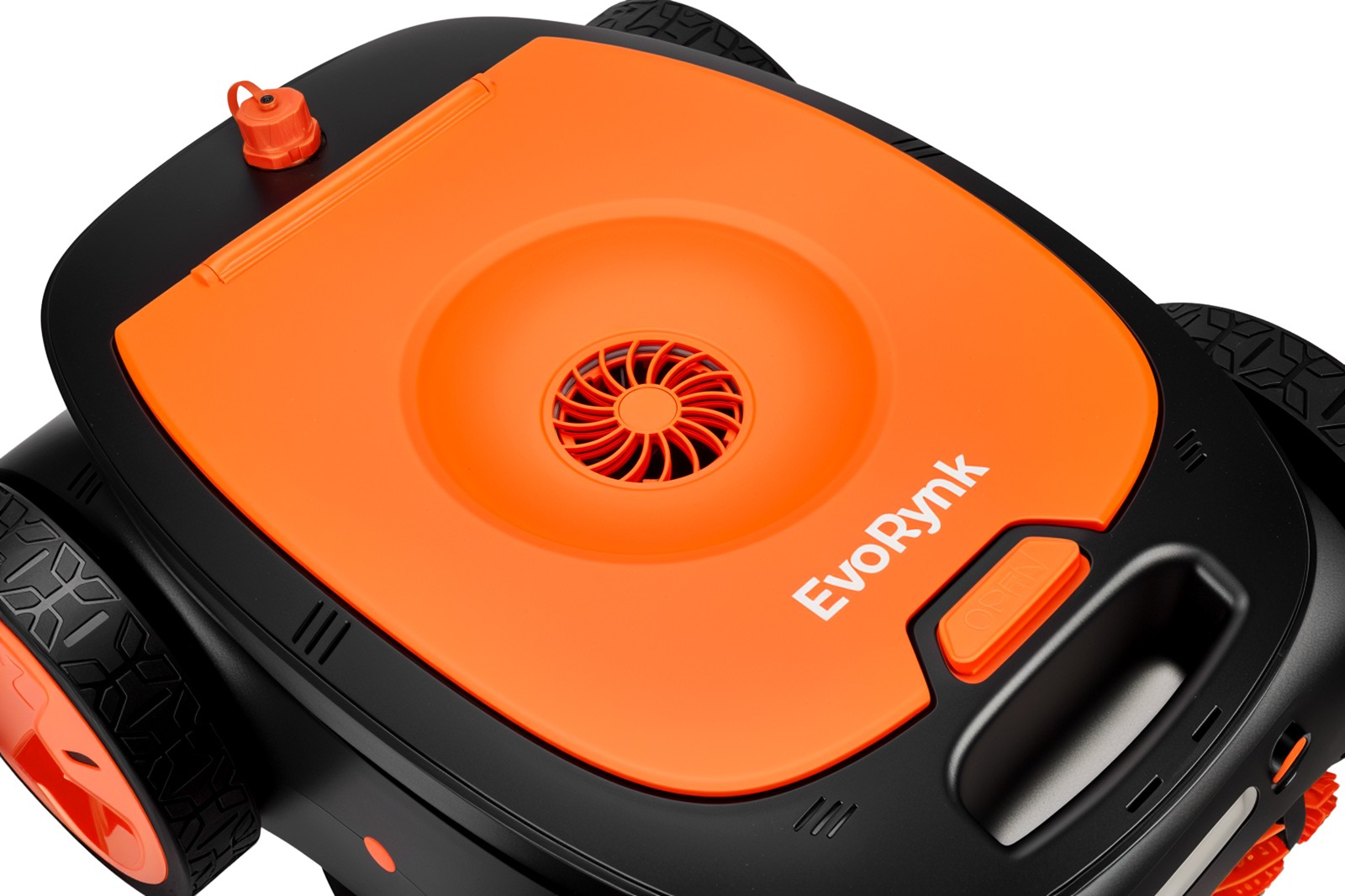 Orange Robotic Pool Cleaner for Inground Pools Underwater Remote & APP Control