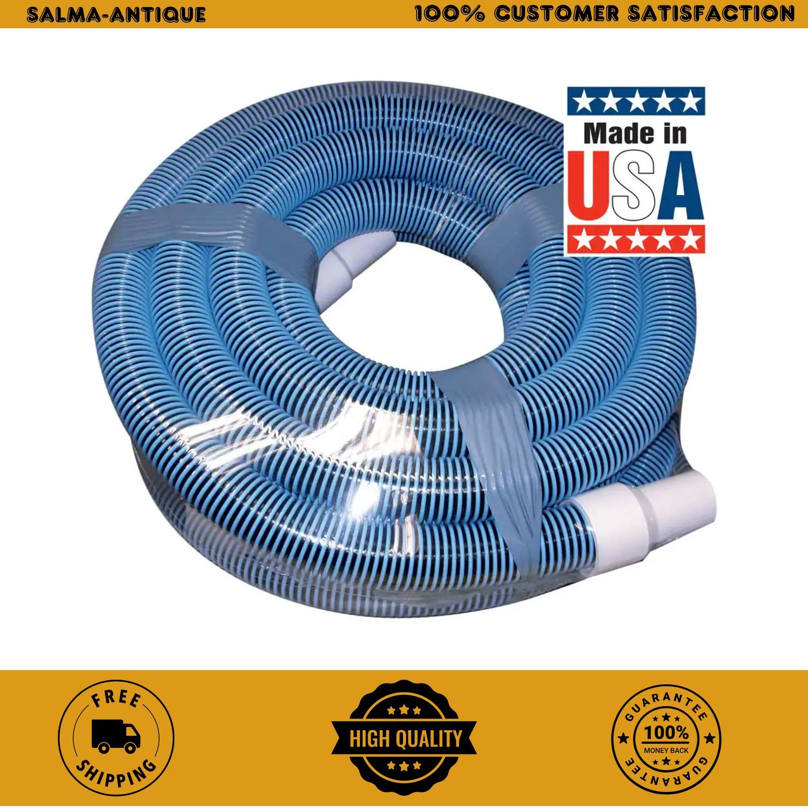 Classic 45 Ft. by 1-1/2 In. Swimming Pool Vacuum Hose