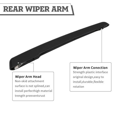 Rear Wiper Arm & Blade Kit,Exact-Fit Replacement for Porsche Cayenne 18-22