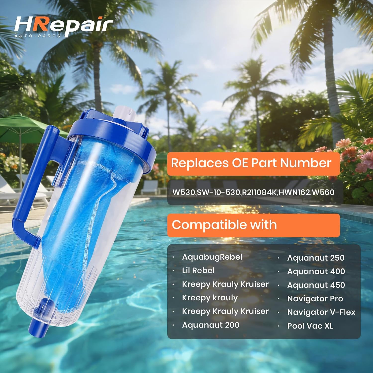 Pool Leaf Canister Replacement Hayward W530 Leaf Catcher Fits Pool and Spa Clean