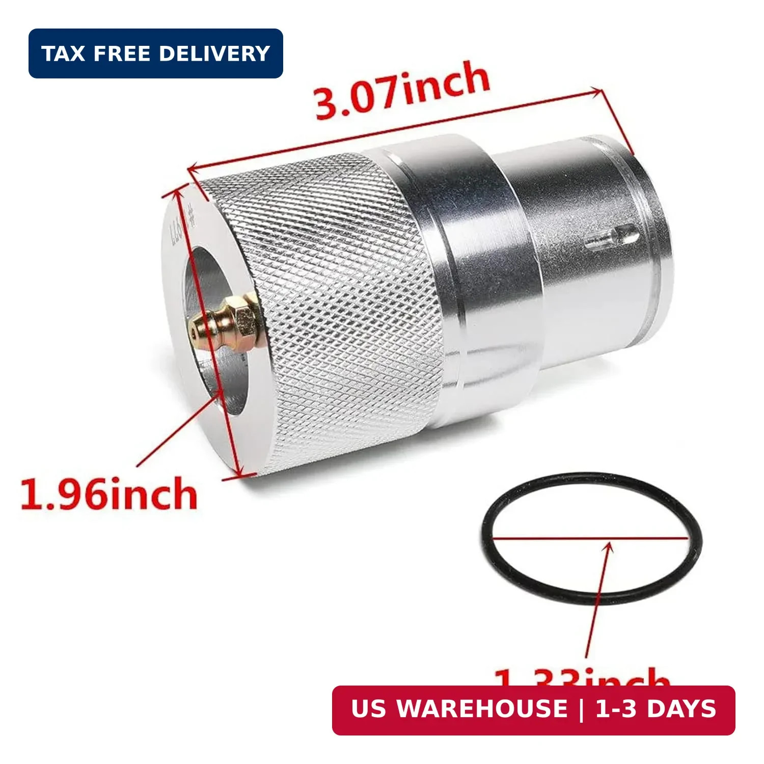 40mm Rear Wheel Bearing Greaser Grease Tool Replacement for Polaris RZR Ranger S