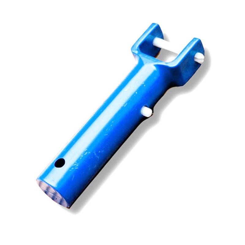 Vacuum Pool Brush Handle with V Clips & Pin for Swimming Pool Spa Vacuum 1 Piece