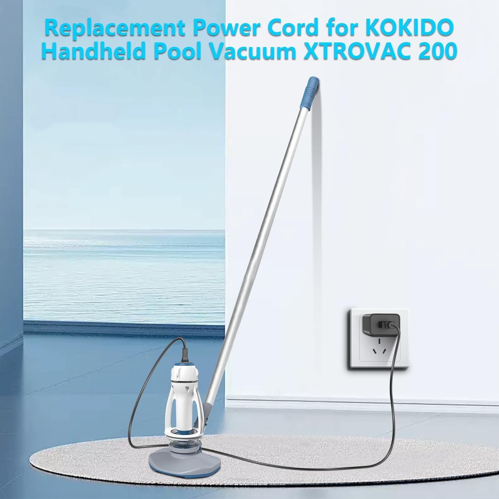 5V Charger for Cordless Pool Vacuum Cleaner – Compatible with Xtrovac 100 110 20