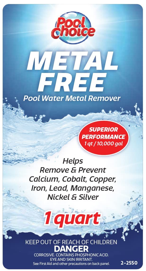 SpaChoice 1-Quart 6-Pack Premium Metal Free Pool Water 6-Pack,
