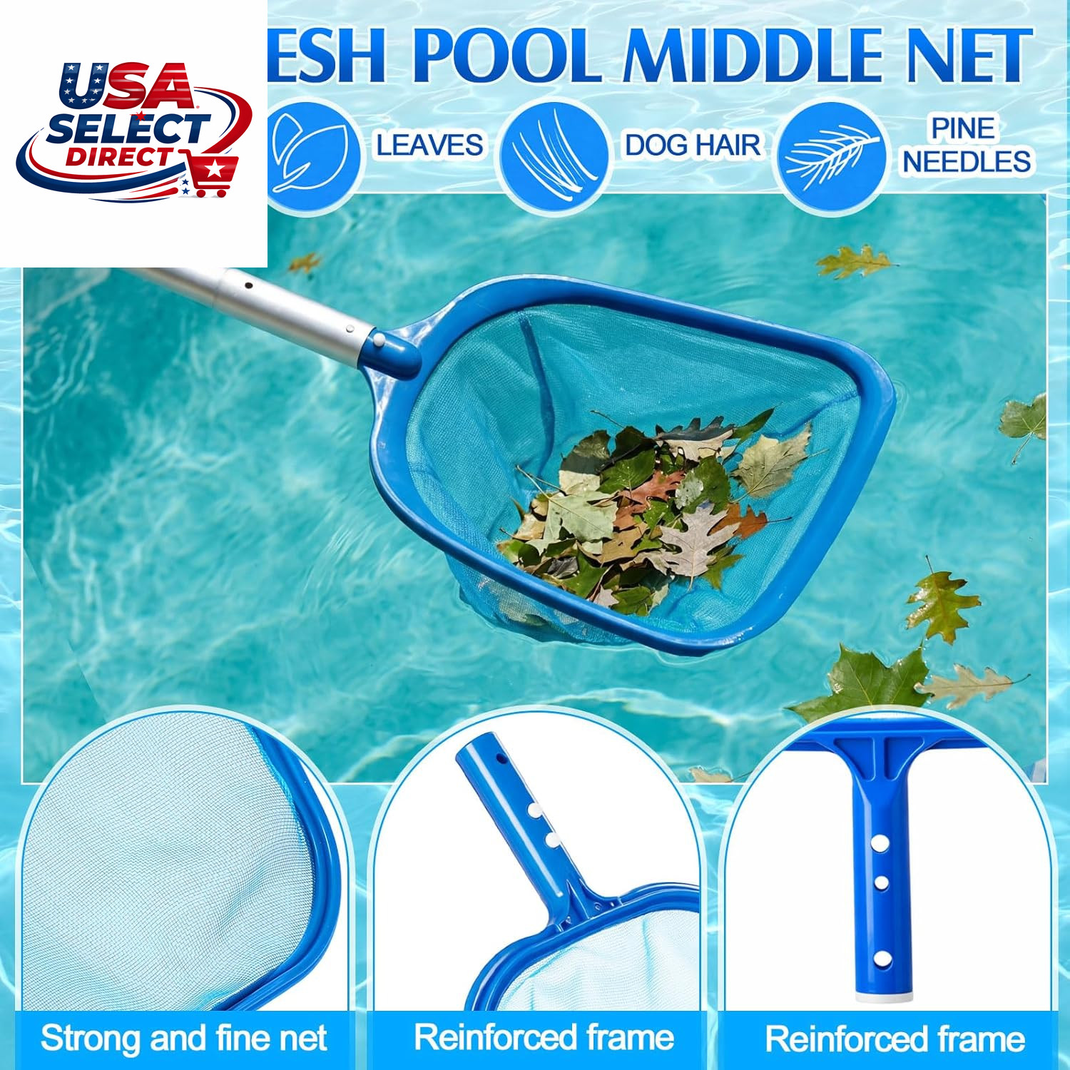 4 Pcs Pool Cleaning Kit for Above Ground & Spa Maintenance