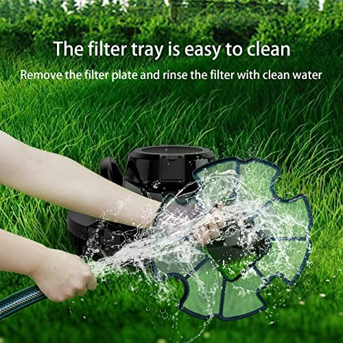 ALESCU CORDLESS ROBOTIC POOL VACUUM DFC/RB/W002 – BLACK