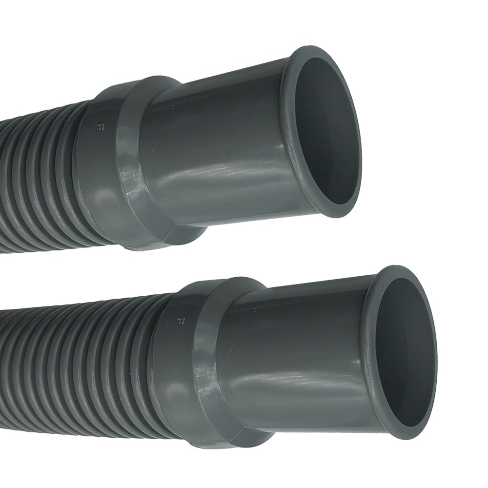 Puri Tech Heavy Duty Above Ground Filter Hose w Clamps 1.25 Inch x 6 ft – 3 pack