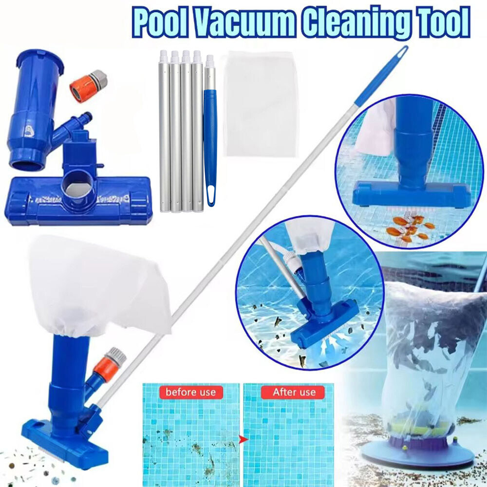 Swimming Pool Spa Suction Vacuum Head Cleaner Cleaning Kit Pool Accessories Tool