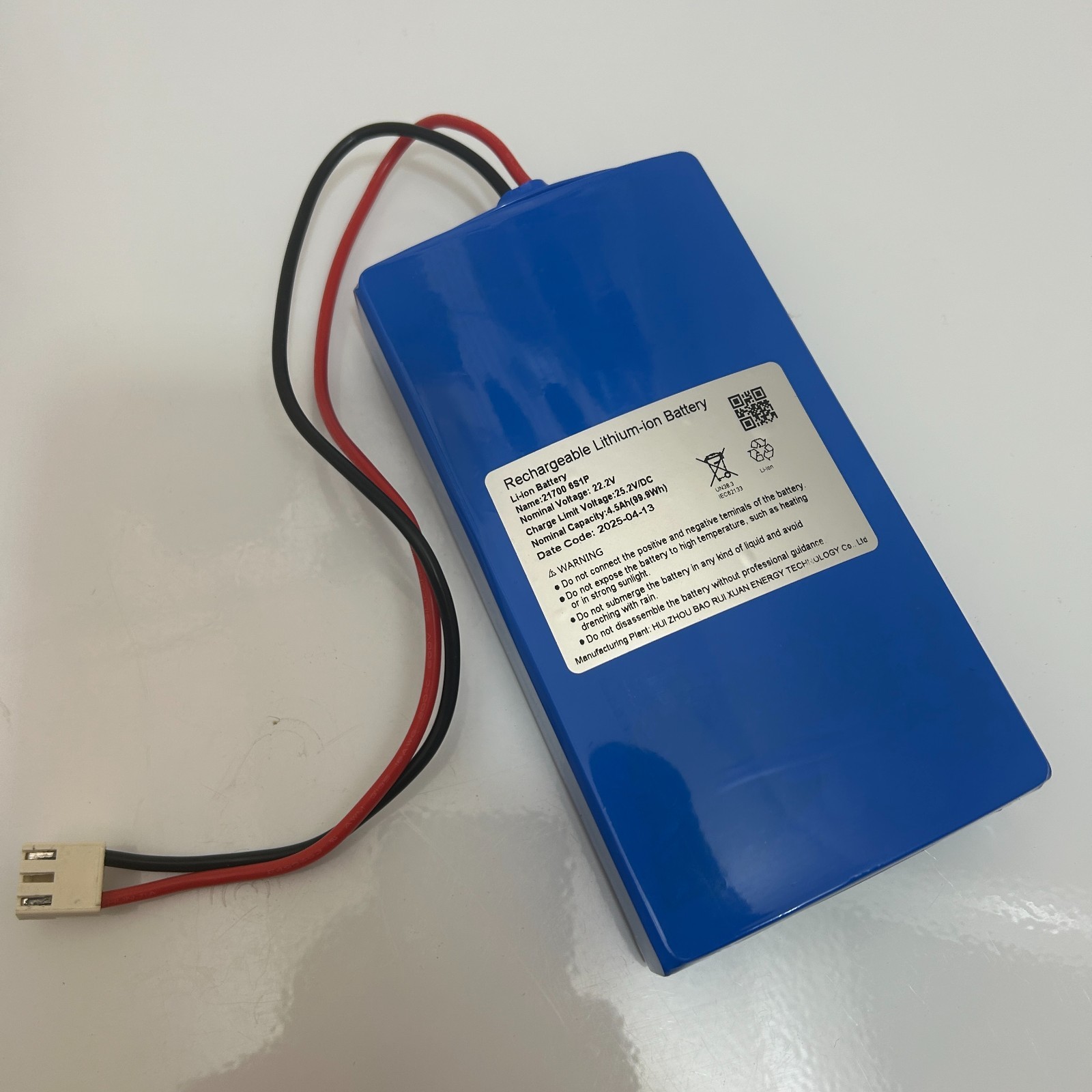 Battery 21700 6S1P for Pondee X5 Cordless Robotic Pool Cleaner Rechargeable