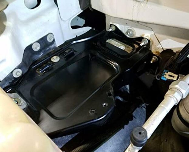 Passenger Side Battery Tray Replacement With Base Clamp Kit Compatible with