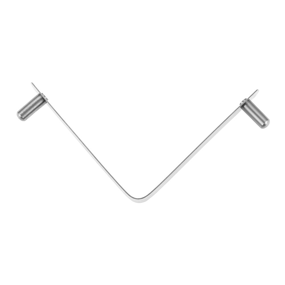 6× Pool Brush Clips V-Shaped Stainless Steel Clips For Pool Telescopic Rod