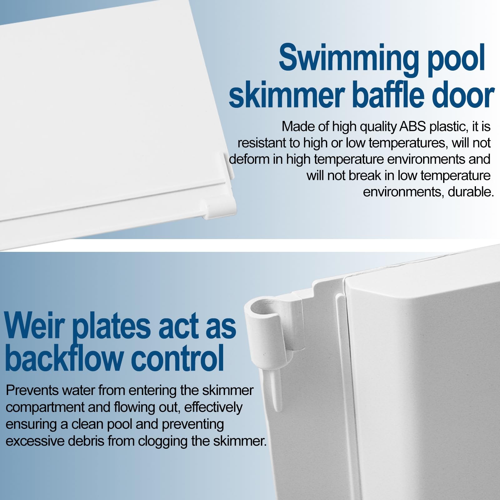Pool Skimmer Flapper Door 85001500 Skimmer Door Weir Plate Swimming Pool Skim…