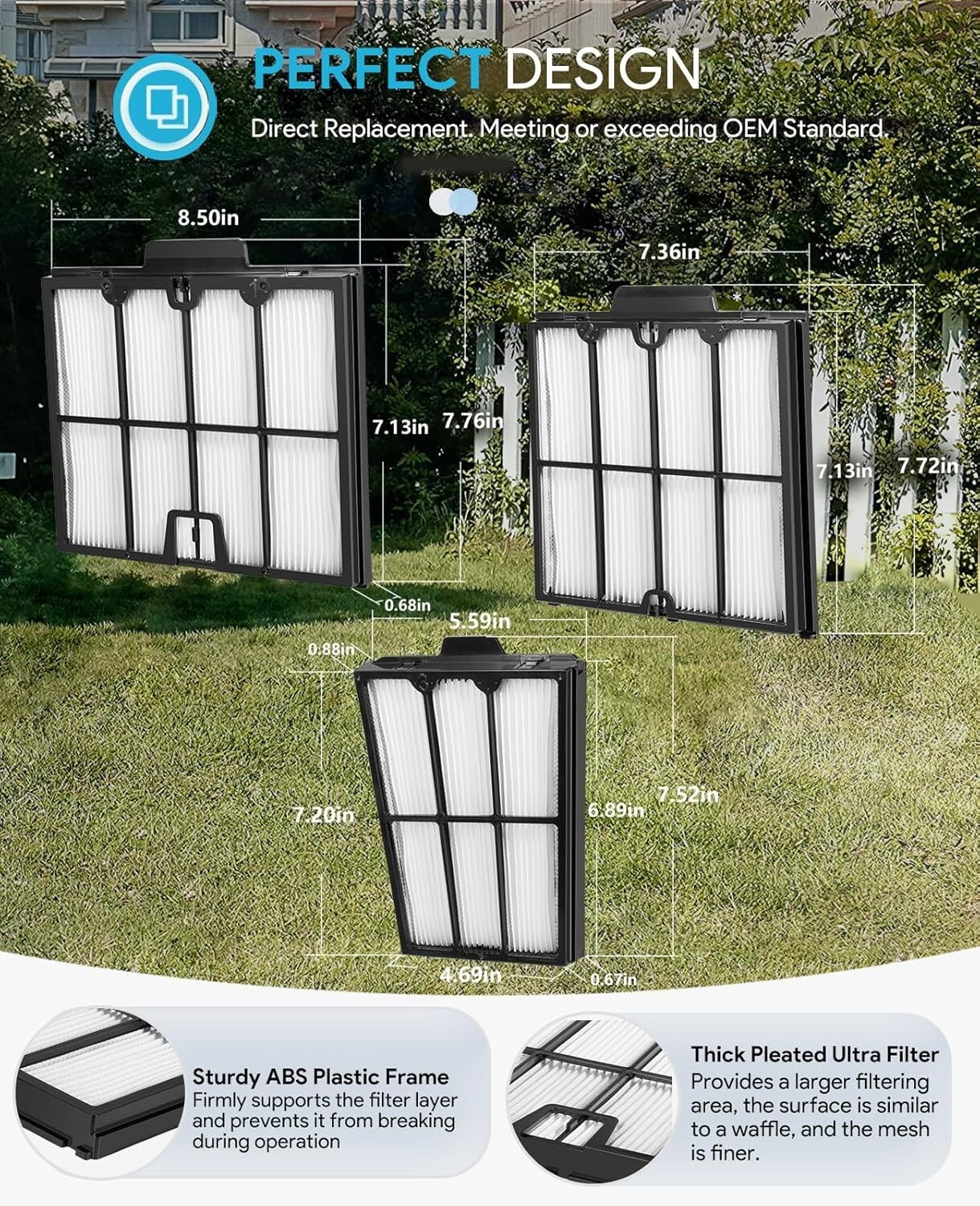9991467-R4 Ultra Fine Filter Panels Active 20 30 40, Explorer E30, M600, Proteus