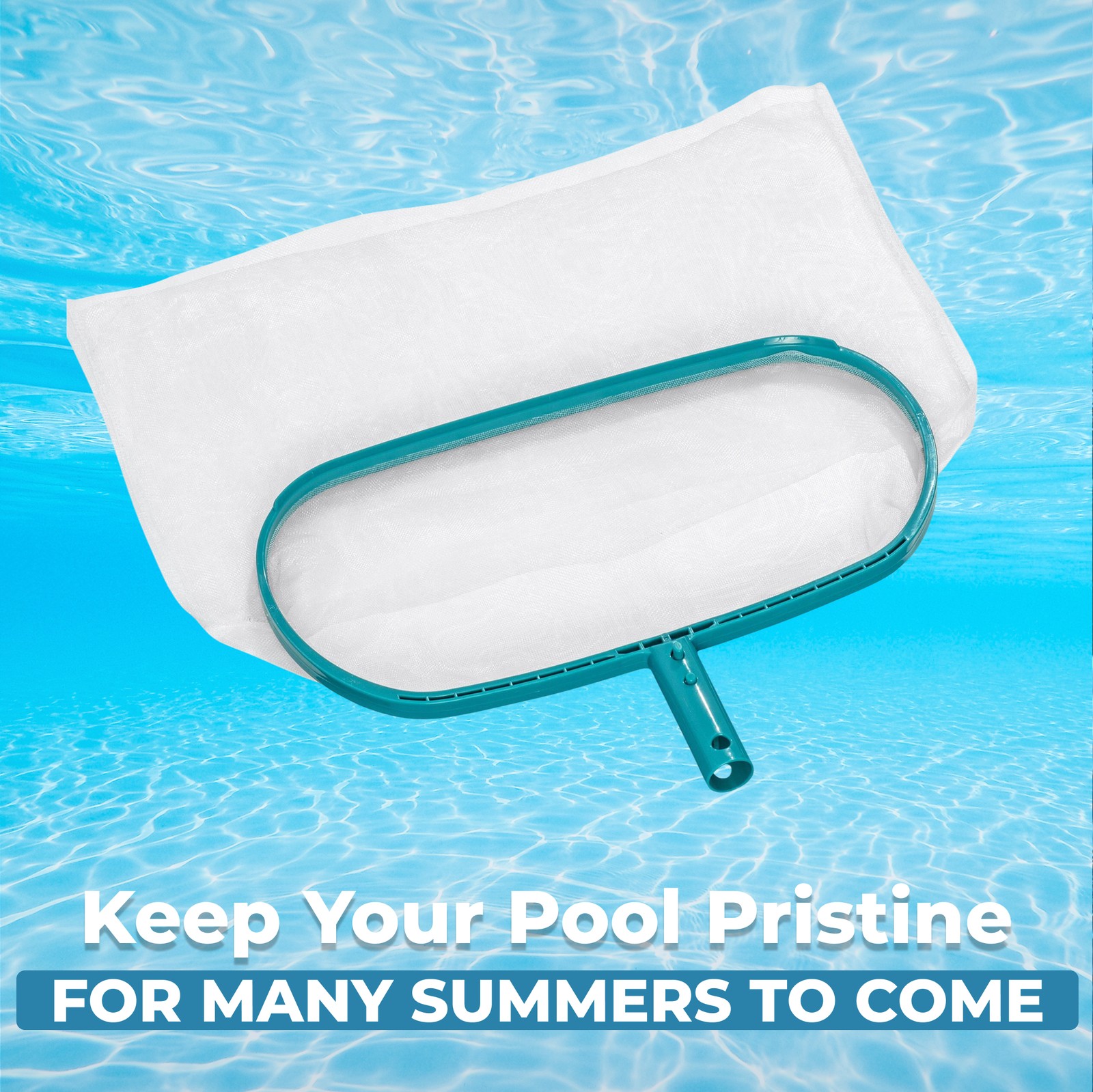 Bestway Pool Leaf Skimmer, AquaNet Mesh Net for In-Ground & Above-Ground Pool