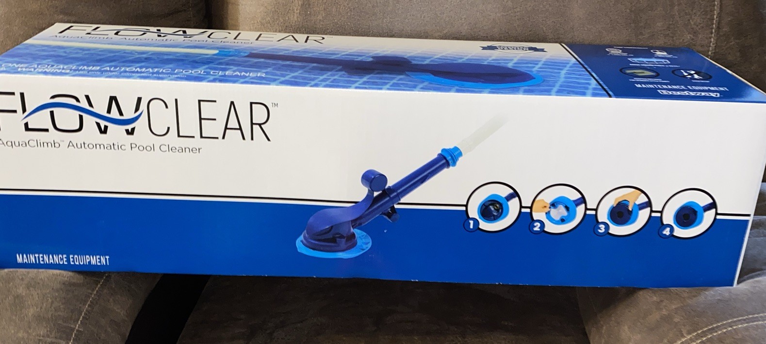BESTWAY FLOWCLEAR AQUACLIMB AUTOMATIC WATER-POWERED POOL CLEANING VACUUM