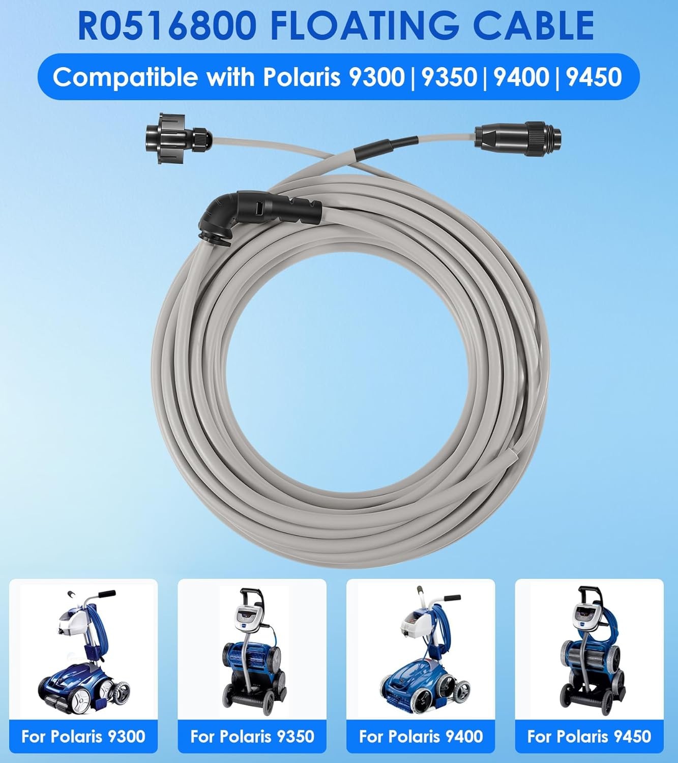 R0516800 Floating Cable For Zodiac Polaris 9300 9350 9400 9450 Pool Cleaner