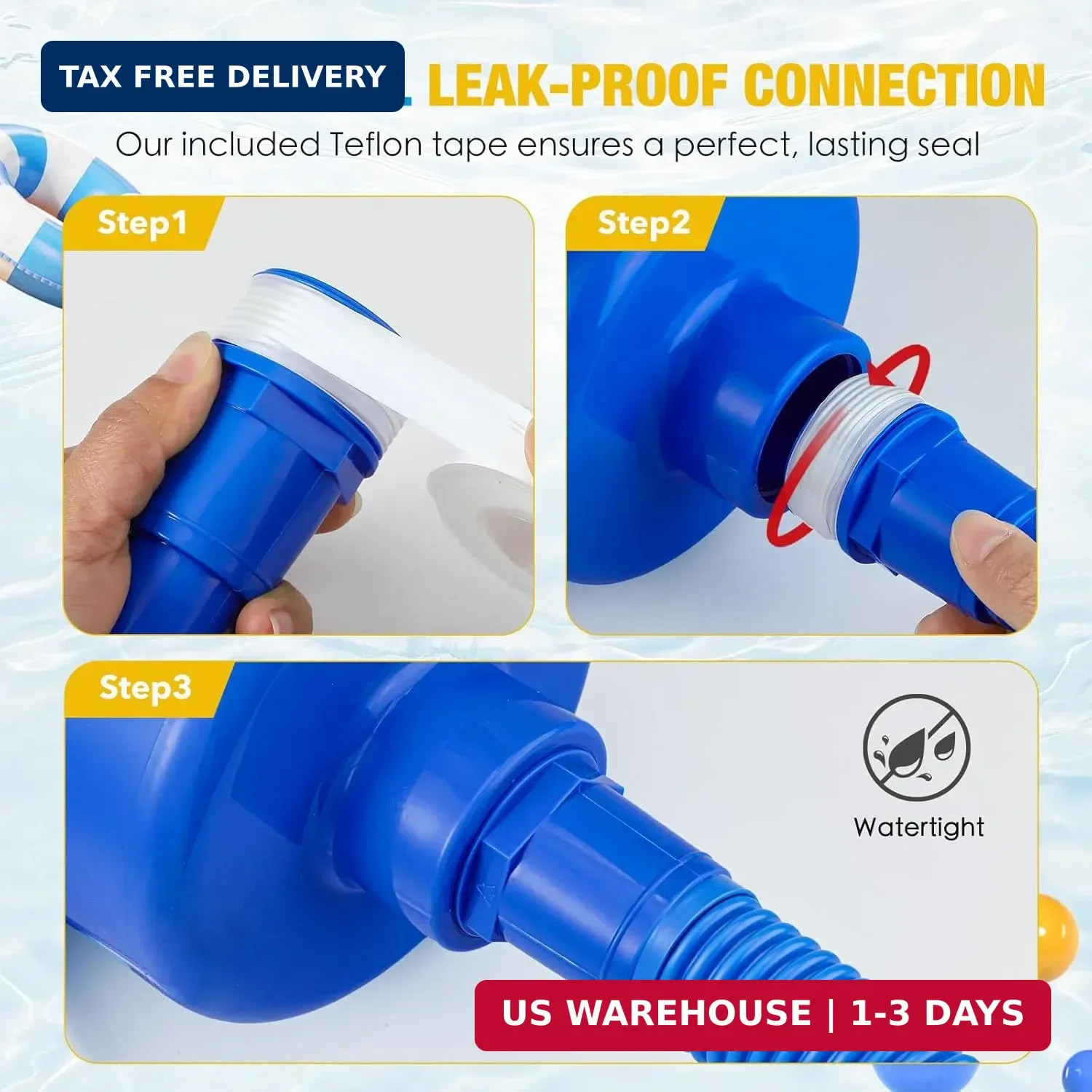 Above Ground Pool Skimmer, Heavy Duty Through-Wall Mount Pool Skimmer Kit with A
