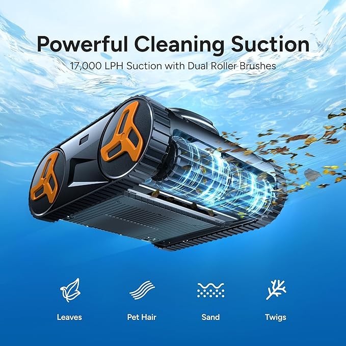 iGarden KN Series 3.5H Runtime Robotic Pool Vacuum Cleaner for In Ground Pool