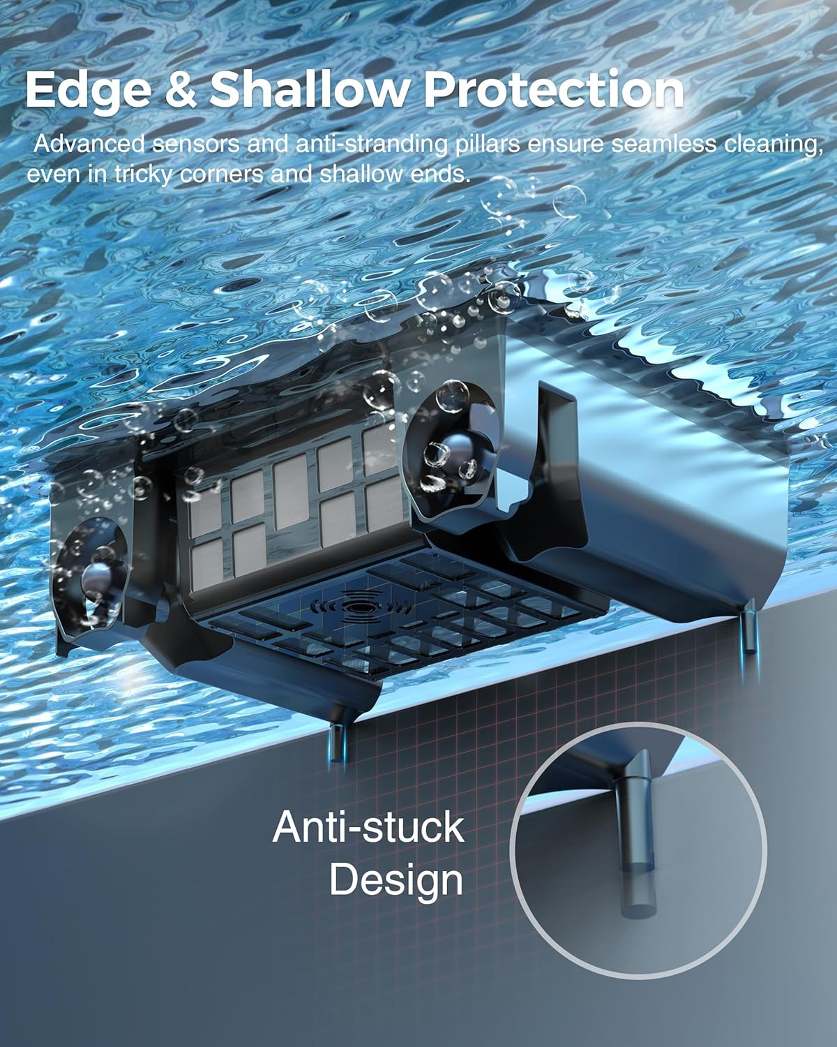 T2B Solar Pool Skimmer Robot via App & Remote Control, 2026 Upgraded Automatic R