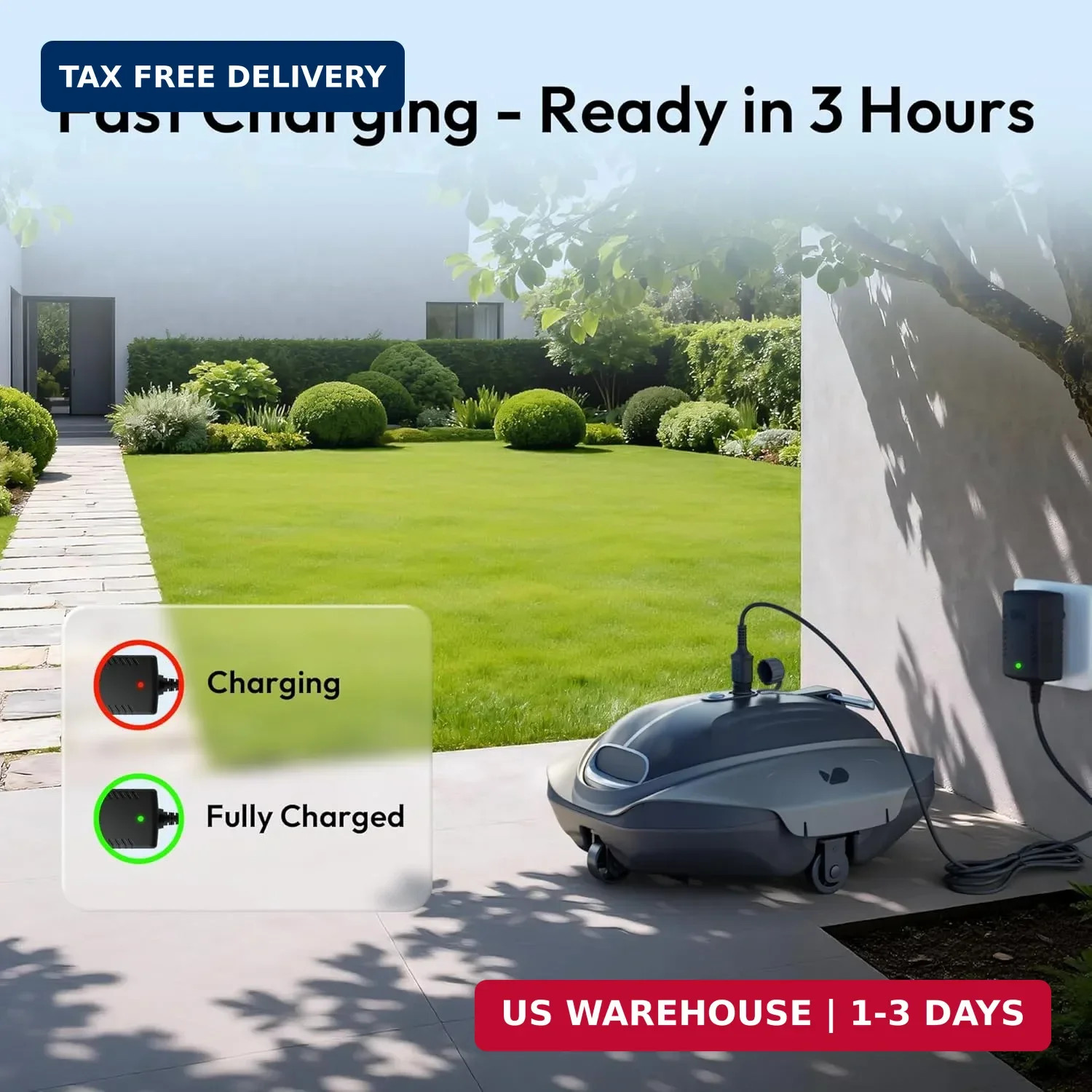 (2026 New) Bubot 300P Cordless Pool Vacuum for Above Ground Pool, Robotic Pool C