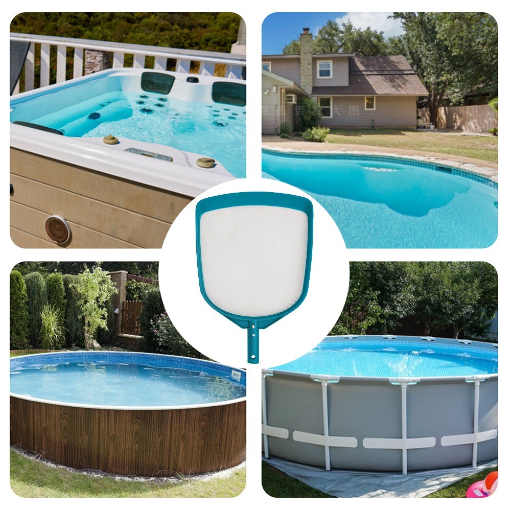 Teal & Gray Pool Skimmer Net with 42 inch Aluminum Pole