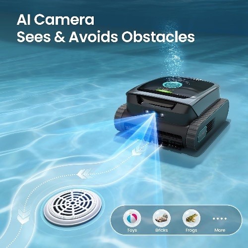 NEW Scuba V3 AI Vision Cordless Robotic Pool Cleaner, 10X Faster Pool Cleaning