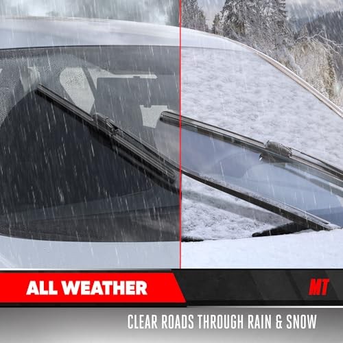FlexBlade Premium Wiper Blade – 2 22 + 22 Inch (2 Pack for Front Windshield)