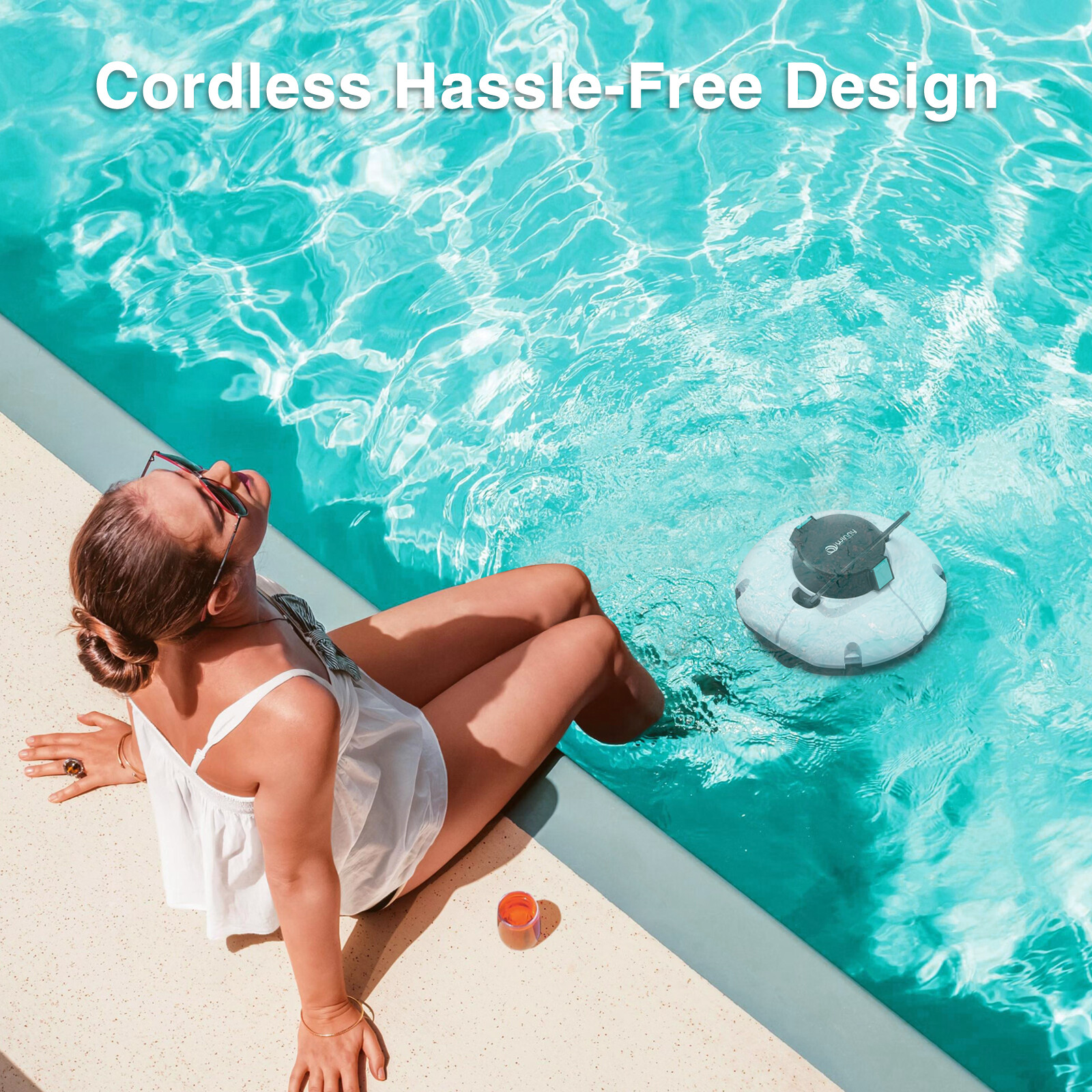 Upgrade Cordless Robotic Pool Vacuum Cleaner Above Ground Pools Robot